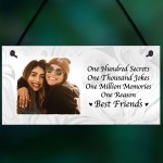 PERSONALISED Best Friend Image Plaque For Birthday Xmas