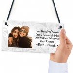 PERSONALISED Best Friend Image Plaque For Birthday Xmas