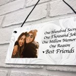 PERSONALISED Best Friend Image Plaque For Birthday Xmas