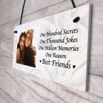 PERSONALISED Best Friend Image Plaque For Birthday Xmas