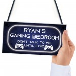 PERSONALISED Neon Effect Gaming Bedroom Sign PS4 Lover Gift