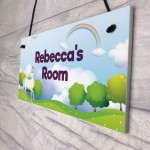 PERSONALISED Unicorn Bedroom Sign Girl Bedroom Nursery Decor