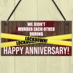 Post Lockdown Anniversary Gift Isolation Quarantine Funny Humour