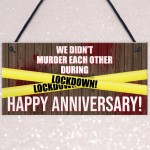 Post Lockdown Anniversary Gift Isolation Quarantine Funny Humour