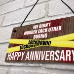 Post Lockdown Anniversary Gift Isolation Quarantine Funny Humour