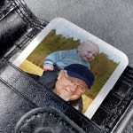 PERSONALISED Photo Wallet Card Best Grandad Birthday Xmas