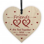 Personalised Friendship Gifts For Best Friend Wooden Heart Gifts