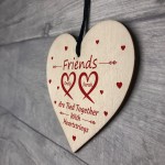 Personalised Friendship Gifts For Best Friend Wooden Heart Gifts