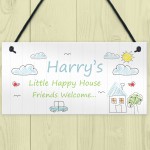 Personalised Childrens Playhouse Bedroom Wendy House Door Sign