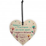 True Friends Never Apart Best Friends Love Friendship Gift Sign