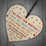 Thank You Gifts For Teacher Assistant Wooden Heart Novelty Gifts