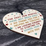 Thank You Gifts For Teacher Assistant Wooden Heart Novelty Gifts