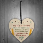 Thank You Teacher Back To School Gift Wooden Heart Sign Gifts