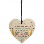 Thank You Teacher Back To School Gift Wooden Heart Sign Gifts