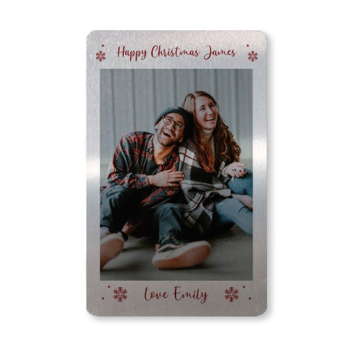 PERSONALISED Photo Wallet Card Insert Xmas Gift For Husband