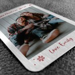 PERSONALISED Photo Wallet Card Insert Xmas Gift For Husband