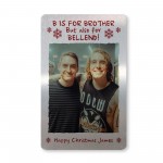 PERSONALISED Funny Gift For Brother Xmas Photo Wallet Card