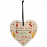 Personalised Gift For Nursery School Teacher Assistant Heart