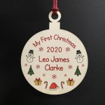 My First Christmas Bauble PERSONALISED New Baby Gift 1st Xmas