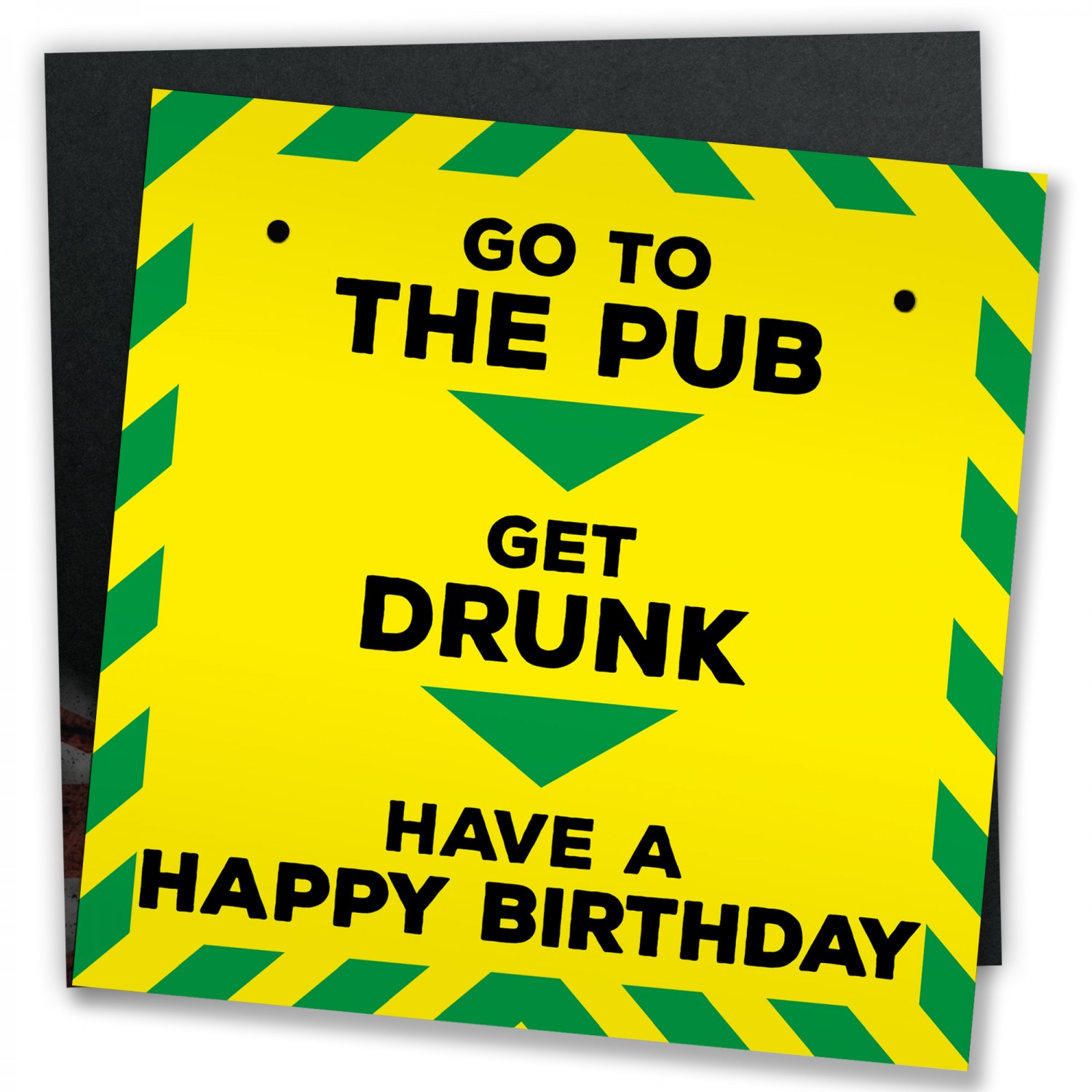 Novelty Lockdown Happy Birthday Home Bar Gift Sign