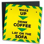 Novelty Lockdown Coffee Lovers Gift Sign