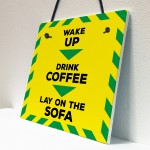 Novelty Lockdown Coffee Lovers Gift Sign