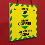 Novelty Lockdown Coffee Lovers Gift Sign