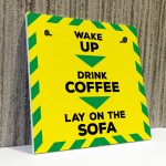 Novelty Lockdown Coffee Lovers Gift Sign