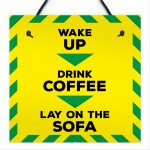 Novelty Lockdown Coffee Lovers Gift Sign