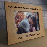 PERSONALISED Photo Frame For Couple Anniversary Christmas Gift