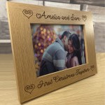 PERSONALISED First Christmas Together Photo Frame For Couple