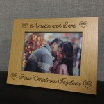 PERSONALISED First Christmas Together Photo Frame For Couple