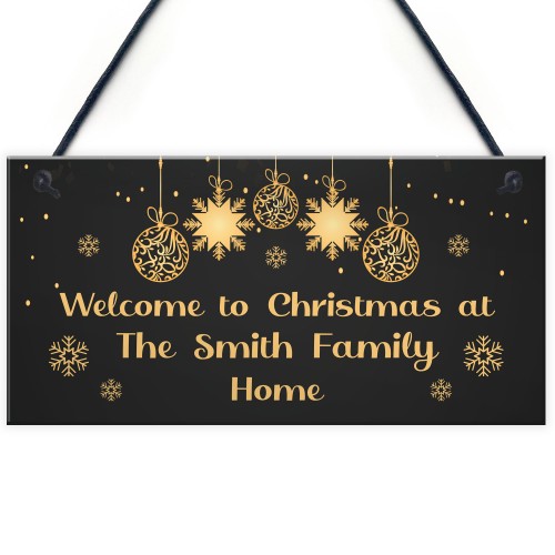 Christmas Decoration For Home PERSONALISED Family Gift