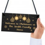 Christmas Decoration For Home PERSONALISED Family Gift