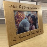 First Christmas Together Personalised Photo Frame Husband Wife