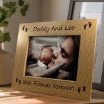 Daddy and Son Daughter 7x5 Personalised Frame Gift Birthday