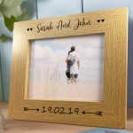 Anniversary Personalised 7x5 Frame Gift Him Her Couple Gift