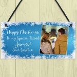 Christmas Gift For Best Friend PERSONALISED Photo Plaque