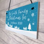 PERSONALISED Lockdown Family Christmas Sign Christmas Decor