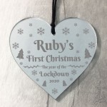 Personalised Baby's First Christmas Tree Decoration Bauble Gifts