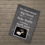 PERSONALISED Scan Image Print Baby Announcement Gift