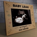 Personalised New Baby Scan Photo Frame Baby Shower Gift