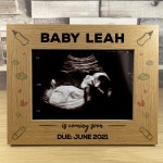 Personalised New Baby Scan Photo Frame Baby Shower Gift