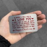 Happy Christmas Gift Card Husband Wife Boyfriend Girlfriend