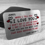 Novelty Love Gift Wallet Insert Anniversary Birthday Christmas