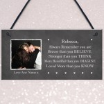 Stronger Braver PERSONALISED Friendship Plaque Birthday Xmas