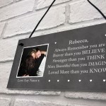 Stronger Braver PERSONALISED Friendship Plaque Birthday Xmas