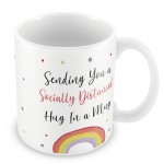 Social Distance Hug MUG Rainbow Friendship Gift Best Friend Gift