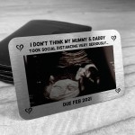 PERSONALISED Photo Card Pregnancy Announcement Gift Mum Dad