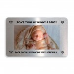 PERSONALISED Mummy Daddy Gift Social Distance Pregnancy